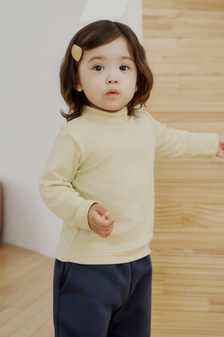 [25FW] コットン レギュラーフィット モックネック Tシャツ