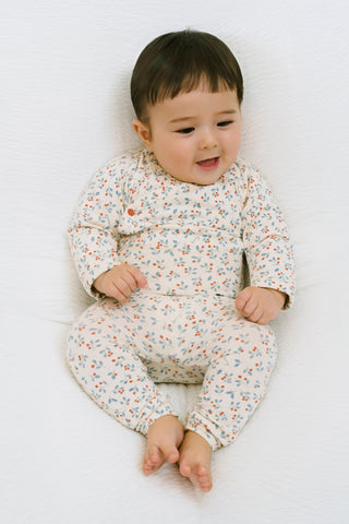 Newborn バンブーボディスーツ&レギンスセット