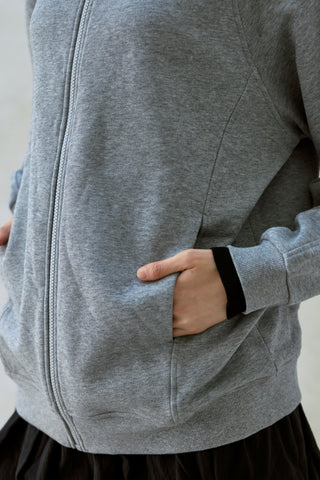 ベビーキャリアアウター  スウェットフルジップパーカー