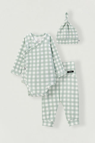 【9/11(金) お昼12時新作販売予定】Newborn バンブーボディスーツ&レギンスセット