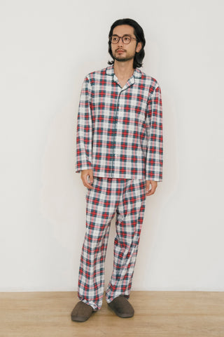 [Holiday] タータンチェックパジャマセット (大人用)