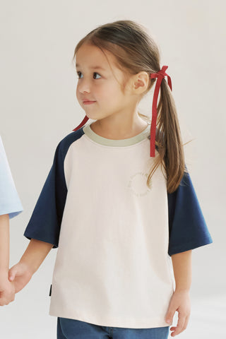 【2/12 お昼12時発売予定】[26SS] コットン ラグラン 7分袖Tシャツ