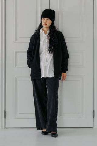 ベビーキャリアアウター  スウェットフルジップパーカー