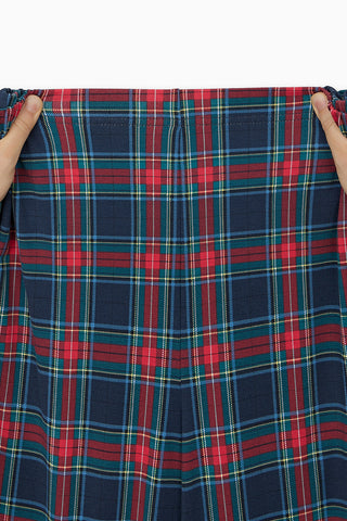 [Holiday] タータンチェックパジャマセット (大人用)