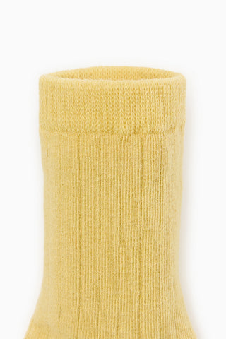 【8/26(水) お昼12時販売予定】[26FW] Easy-fit ベーシックソックス 4P (BEIGE, MUSTARD, OLIVE GREEN, LAVENDER)