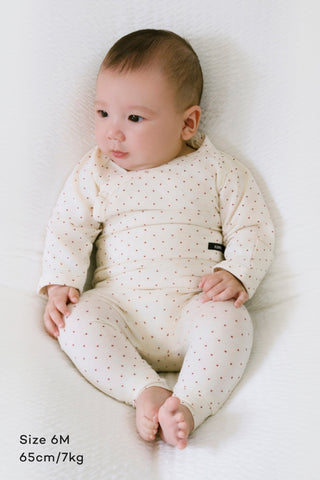 Newborn バンブーボディスーツ&レギンスセット