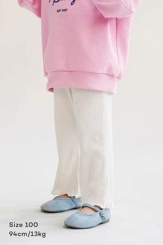 [26SS] ソフトモダール リブフレアレギンス 10分丈