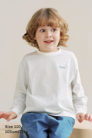 【2/12 お昼12時発売予定】[26SS] コットンボーダー 長袖Tシャツ