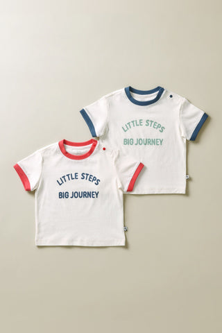 [26SS] ソフトコットン パイピング 半袖Tシャツ