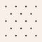 Cream Dot Dress