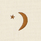 Cream Half Moon
