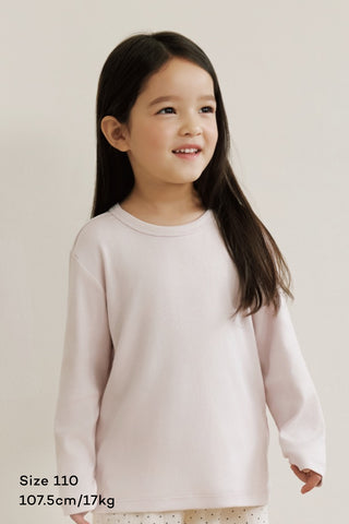 モダールリブ 長袖Tシャツ